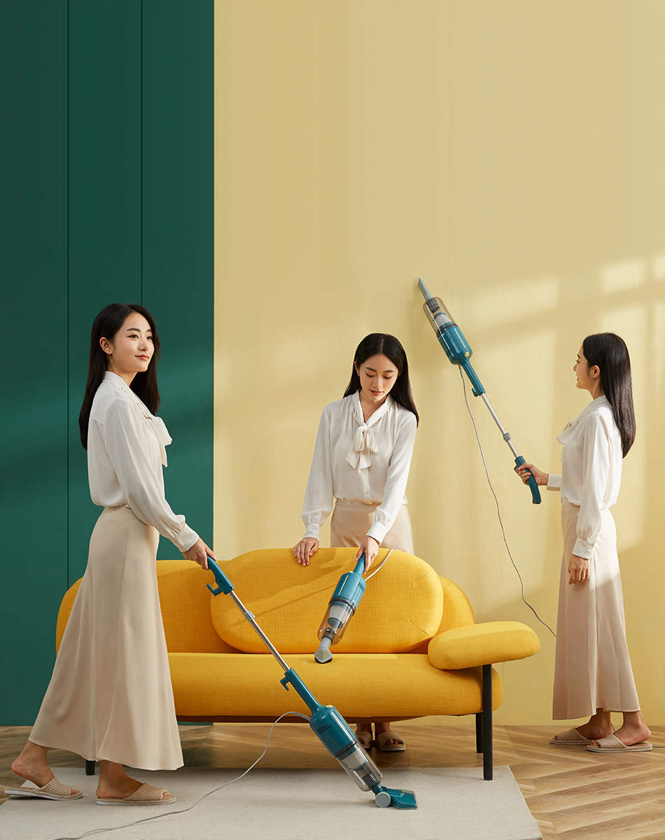 ម៉ាស៊ីនបូមធូលី 15000Pa Suction Handheld Vacuum Cleaner