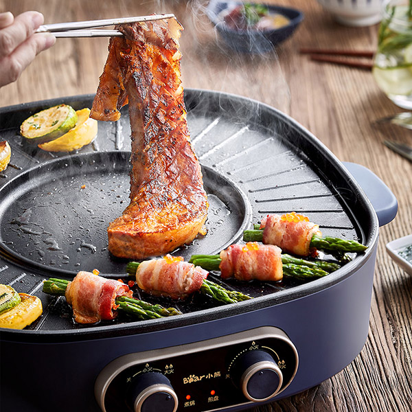 Bear 2 in 1 Electrc Hot Pot Grill