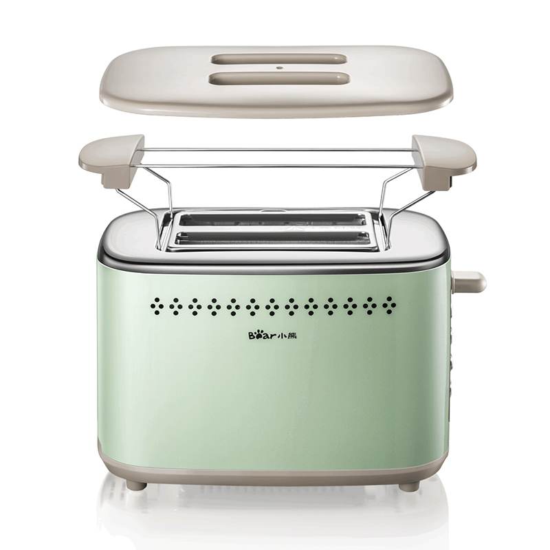 Retro Style 2 Slice Bread Toaster with Steel Housing