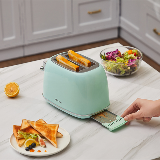 រចនាប័ទ្ម Retro 2 Slice Bread Toaster