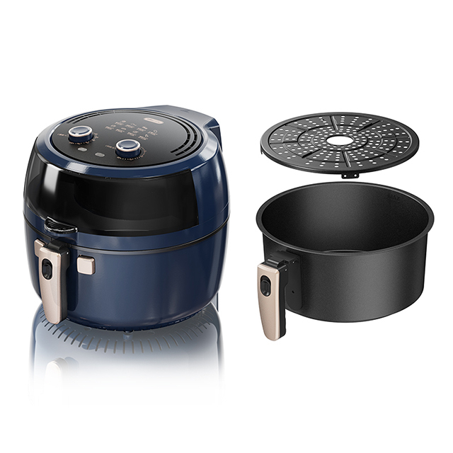 Air Fryer ជាមួយនឹងបង្អួចដែលមើលឃើញធំ និងមុខងារកូរ